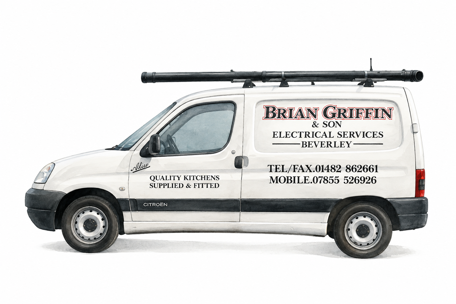Brian Griffin Electrical Services van
